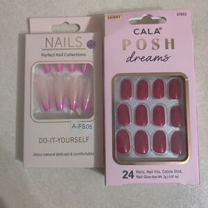 2x False Press On Nails